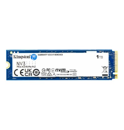 Kingston NV3 1TB PCIe 4.0 NVMe R6000/W2200 MB/s SSD (SNV3S/1000G) (KINSNV3S-1000G)