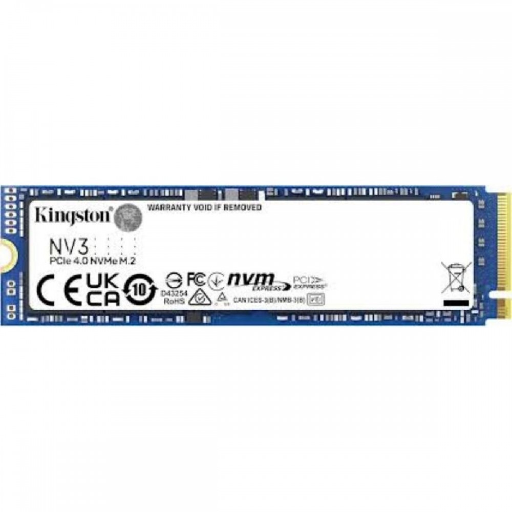Kingston NV3 500GB PCIe 4.0 NVMe SSD (SNV3S/500G) (KINSNV3S/500G) Kingston NV3 500GB PCIe 4.0 NVMe SSD (SNV3S/500G) (KINSNV3S/500G)