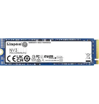 Kingston NV3 500GB PCIe 4.0 NVMe SSD (SNV3S/500G) (KINSNV3S/500G) Kingston NV3 500GB PCIe 4.0 NVMe SSD (SNV3S/500G) (KINSNV3S/500G)