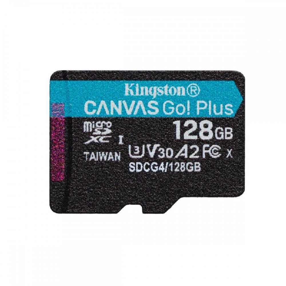Kingston microSD 128GB CanvasGo+ 200MB/s A2 U3 V30 adapt (SDCG4/128GB) (KINSDCG4-128GB) Kingston microSD 128GB CanvasGo+ 200MB/s A2 U3 V30 adapt (SDCG4/128GB) (KINSDCG4-128GB)
