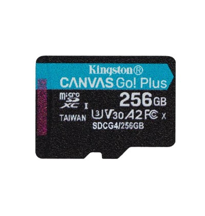 Kingston microSD 256GB CanvasGo+ 200MB/s A2 U3 V30 adapt (SDCG4/256GB) (KINSDCG4-256GB) Kingston microSD 256GB CanvasGo+ 200MB/s A2 U3 V30 adapt (SDCG4/256GB) (KINSDCG4-256GB)