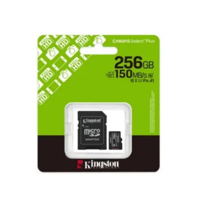 Kingston Micro SD 256GB Cl10 Canvas S.Plus SDCS3/256GB +Ad.SD (SDCS3/256GB) (KINSDCS3-256GB) Kingston Micro SD 256GB Cl10 Canvas S.Plus SDCS3/256GB +Ad.SD (SDCS3/256GB) (KINSDCS3-256GB)