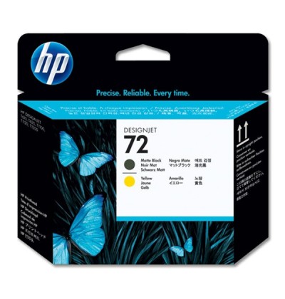 HP Κεφαλή Εκτύπωσης No.72 Matte Black and Yellow (C9384A) (HPC9384A) HP Κεφαλή Εκτύπωσης No.72 Matte Black and Yellow (C9384A) (HPC9384A)