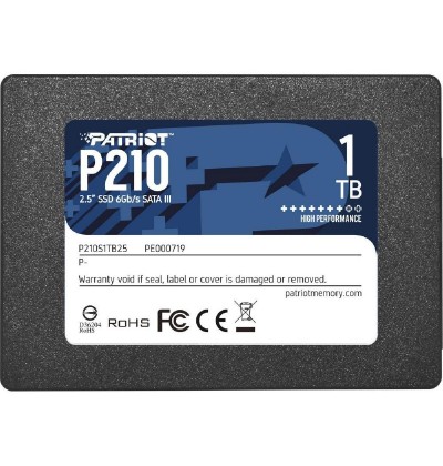 Patriot P210 1 TB Black SATA 6 Gb/s 25 Patriot P210 1 TB Black SATA 6 Gb/s 25