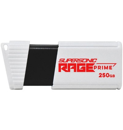 Patriot Supersonic Rage Prime 256 GB White/Black USB-A 3.2 Gen 2 (PEF250GRPMW32U) (PATRPEF250GRPMW32U)