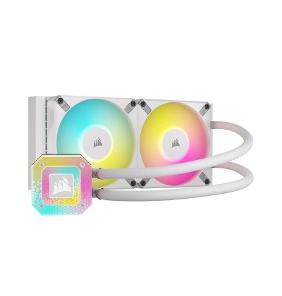 Corsair iCUE H100i ELITE CAPELLIX XT White 240mm Radiator Liquid CPU Cooler (CW-9060072-WW) (CORCW-9060072-WW)