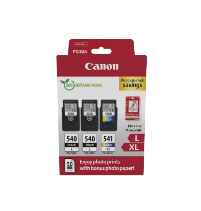Canon Μελάνι Inkjet PG-540Lx2/CL-541XL Ph.Value Pack (5224B015) (CANCL-541XLPVP) Canon Μελάνι Inkjet PG-540Lx2/CL-541XL Ph.Value Pack (5224B015) (CANCL-541XLPVP)
