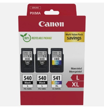 Canon Μελάνι Inkjet PG-540Lx2/CL-541XL Multi-Pack (5224B017) (CANCL-541XLVP) Canon Μελάνι Inkjet PG-540Lx2/CL-541XL Multi-Pack (5224B017) (CANCL-541XLVP)