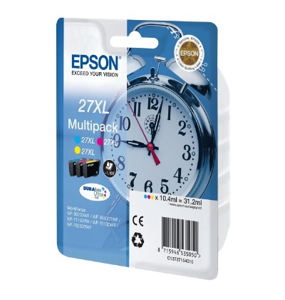 Epson Μελάνι Inkjet Series 27 XL Multipack 3-color (C13T27154012) (EPST271540) Epson Μελάνι Inkjet Series 27 XL Multipack 3-color (C13T27154012) (EPST271540)