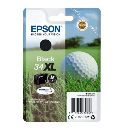 Epson Μελάνι Inkjet No.34XL Black (C13T34714010) (EPST347140)
