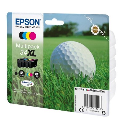 Epson Μελάνι Inkjet No.34XL Multipack (C13T34764010) (EPST347640) Epson Μελάνι Inkjet No.34XL Multipack (C13T34764010) (EPST347640)