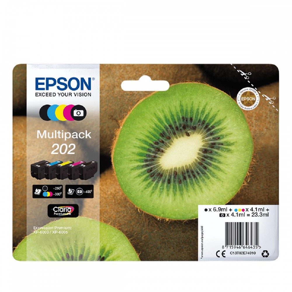 Epson Μελάνι Inkjet 202 Multipack (C13T02E74010) (EPST02E740) Epson Μελάνι Inkjet 202 Multipack (C13T02E74010) (EPST02E740)