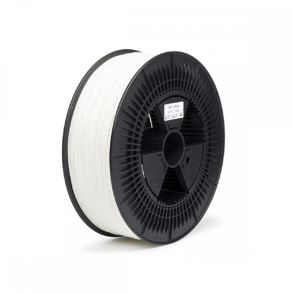 REAL PLA 3D Printer Filament - White - spool of 5Kg - 1.75mm (REALPLAWHITE5000MM175)