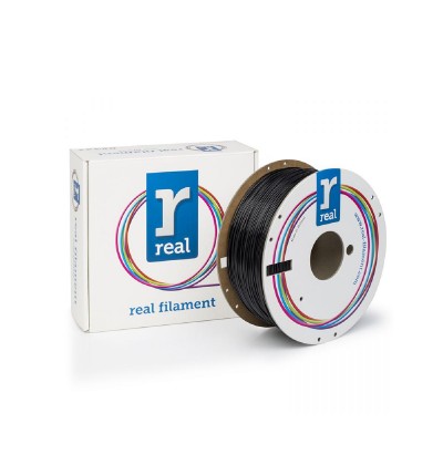 REAL PC PETG 3D Printer Filament - Black - Spool of 1Kg - 1.75mm (REFPCPETGBLACK1000MM175) REAL PC PETG 3D Printer Filament - Black - Spool of 1Kg - 1.75mm (REFPCPETGBLACK1000MM175)