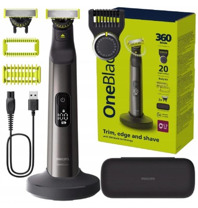 Philips OneBlade Pro 360 QP6652/61 Ξυριστική Μηχανή Προσώπου / Σώματος (QP6652/61) (PHIQP6652-61) Philips OneBlade Pro 360 QP6652/61 Ξυριστική Μηχανή Προσώπου / Σώματος (QP6652/61) (PHIQP6652-61)