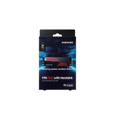 Samsung SSD 990 PRO 2TB PCIe 4.0 (NVMe) R7450/W6900 MB/s w/ Heatsink (MZ-V9P2T0CW) (SAMMZ-V9P2T0CW) Samsung SSD 990 PRO 2TB PCIe 4.0 (NVMe) R7450/W6900 MB/s w/ Heatsink (MZ-V9P2T0CW) (SAMMZ-V9P2T0CW)