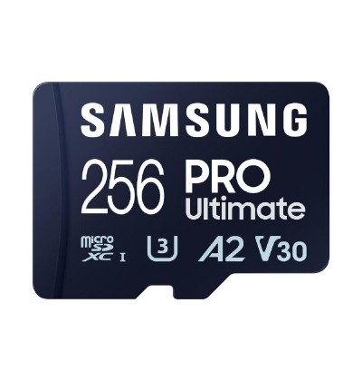 Samsung Pro Ultimate microSDXC 256GB Class 10 U3 V30 A2 UHS-I with USB Adapter (MB-MY256SB/WW) (SAMMB-MY256SB-WW) Samsung Pro Ultimate microSDXC 256GB Class 10 U3 V30 A2 UHS-I with USB Adapter (MB-MY256SB/WW) (SAMMB-MY256SB-WW)