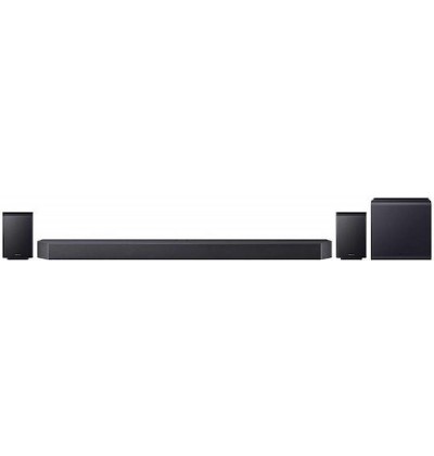 Samsung Soundbar Q990H 11.1.4ch Wireless Dolby Atmos Rear Speakers Q-Symphony SpaceFit Sound Pro (HW-Q990H) (SAMHW-Q990H-EN)