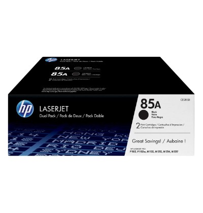 HP LaserJet P100/M1130 Black Toner Twin Pack (CE285AD) (HPCE285AD)