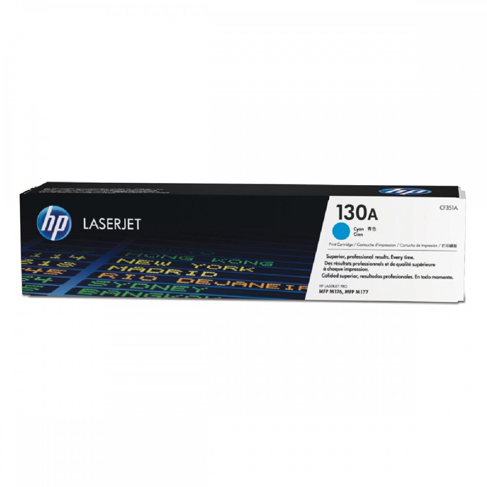 HP Toner 130A LJ PRO M176/177 Cyan (CF351A) (HPCF351A)