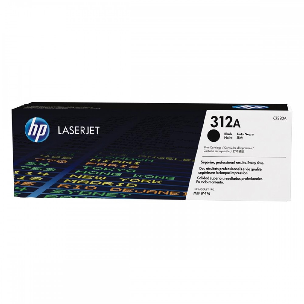 HP 312A LaserJet Black Toner (2.4k) (CF380A) (HPCF380A) HP 312A LaserJet Black Toner (2.4k) (CF380A) (HPCF380A)