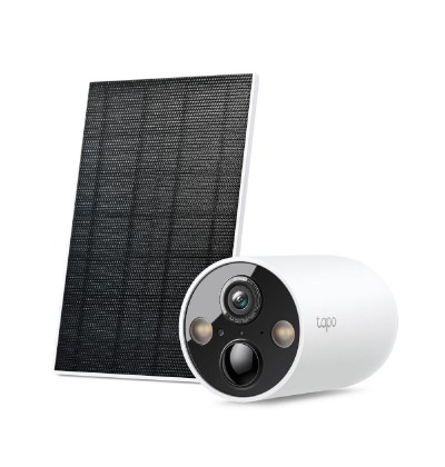 TP-LINK Smart Wire-Free Security 2K QHD Camera with Solar Panel, 10,000mAh battery (TAPO C425 KIT) (TPTAPOC425)