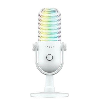 Razer Seiren V3 Chroma White RGB USB Condenser Microphone Gain Limiter Build-in Shock Absorb (RZ19-05060200-R3M1) (RAZRZ19-05060200-R3M1) Razer Seiren V3 Chroma White RGB USB Condenser Microphone Gain Limiter Build-in Shock Absorb (RZ19-05060200-R3M1) (RAZRZ19-05060200-R3M1)