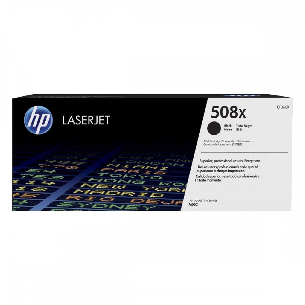 HP Color LaserJet Enterprise M552/553 HC Black Toner (CF360X) (HPCF360X) HP Color LaserJet Enterprise M552/553 HC Black Toner (CF360X) (HPCF360X)