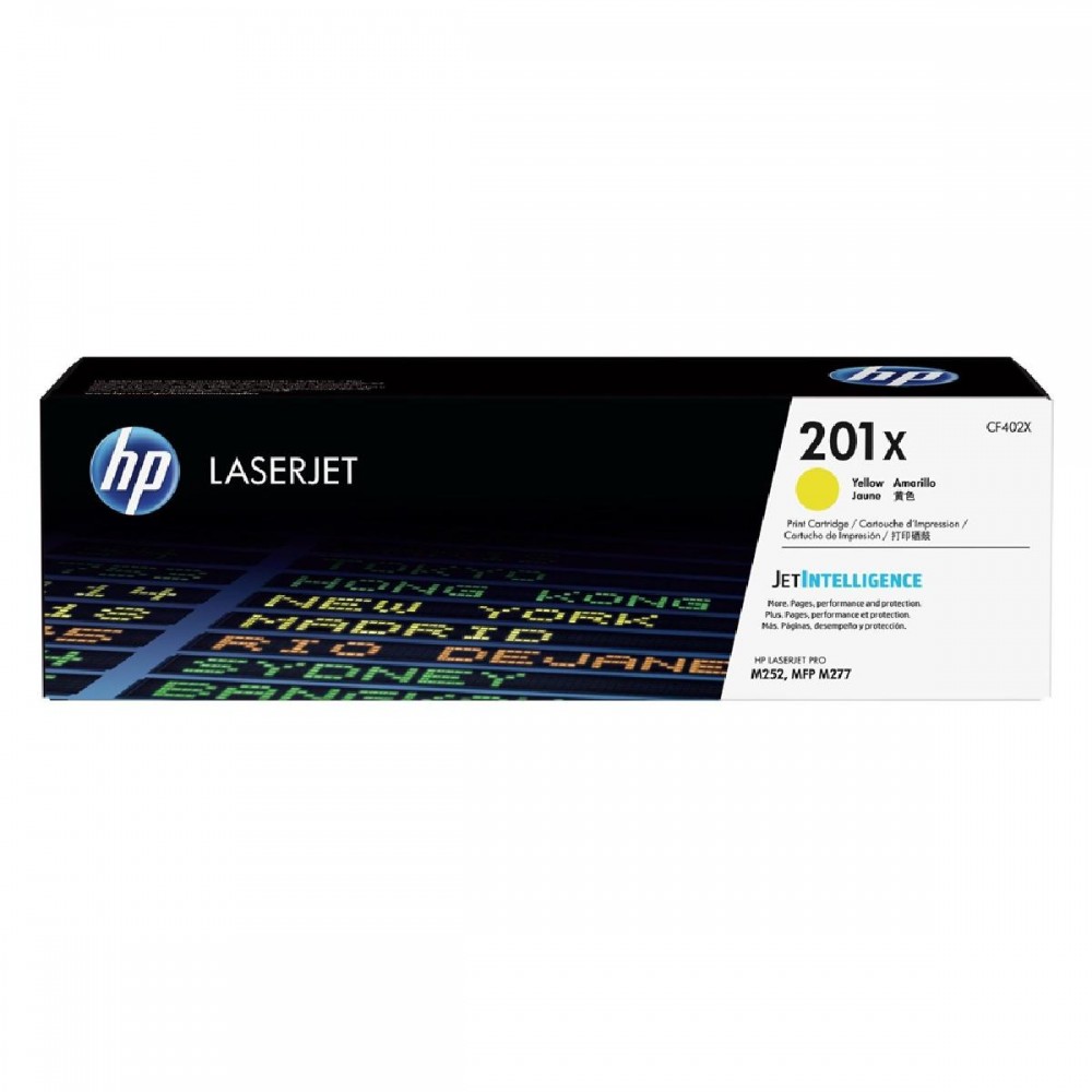 HP Color LaserJet PRO M252/MFP M277 HC Yellow Toner (CF402X) (HPCF402X) HP Color LaserJet PRO M252/MFP M277 HC Yellow Toner (CF402X) (HPCF402X)