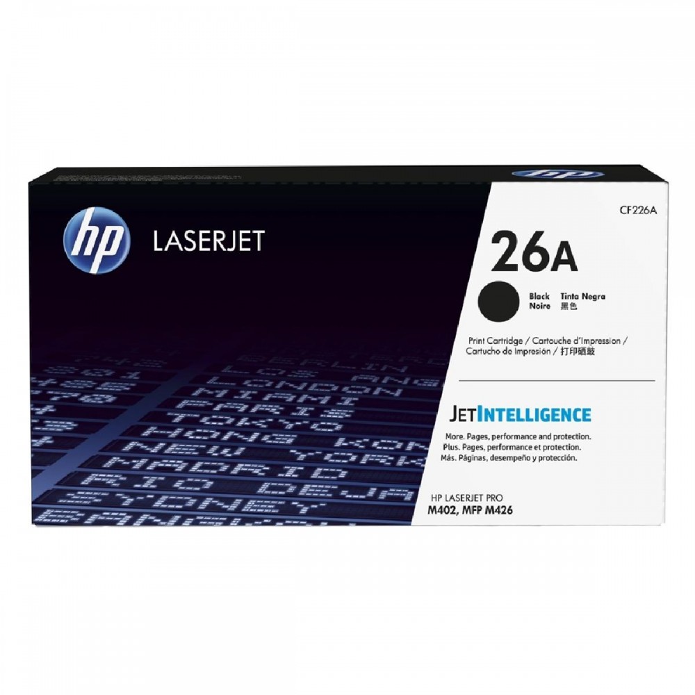 Toner Hp CF226A Black (3.1k) (CF226A) (HPCF226A) Toner Hp CF226A Black (3.1k) (CF226A) (HPCF226A)