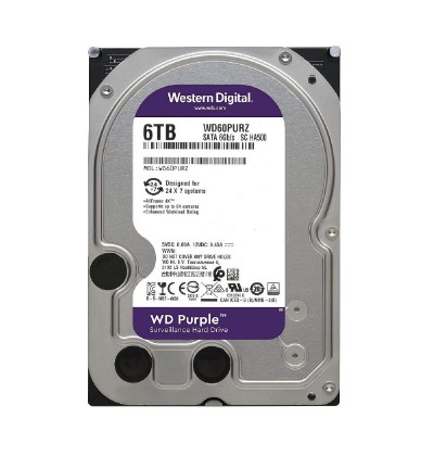 WD Purple, 3.5', 6TB, SATA/600, 256MB cache (WD64PURZ) (WESWD64PURZ)
