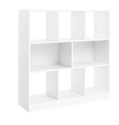 Ξύλινη Βιβλιοθήκη με 8 Ράφια 97.5 x 30 x 100 cm Χρώματος Λευκό  Vasagle (LBC52WT) (VASLBC52WT) Ξύλινη Βιβλιοθήκη με 8 Ράφια 97.5 x 30 x 100 cm Χρώματος Λευκό  Vasagle (LBC52WT) (VASLBC52WT)