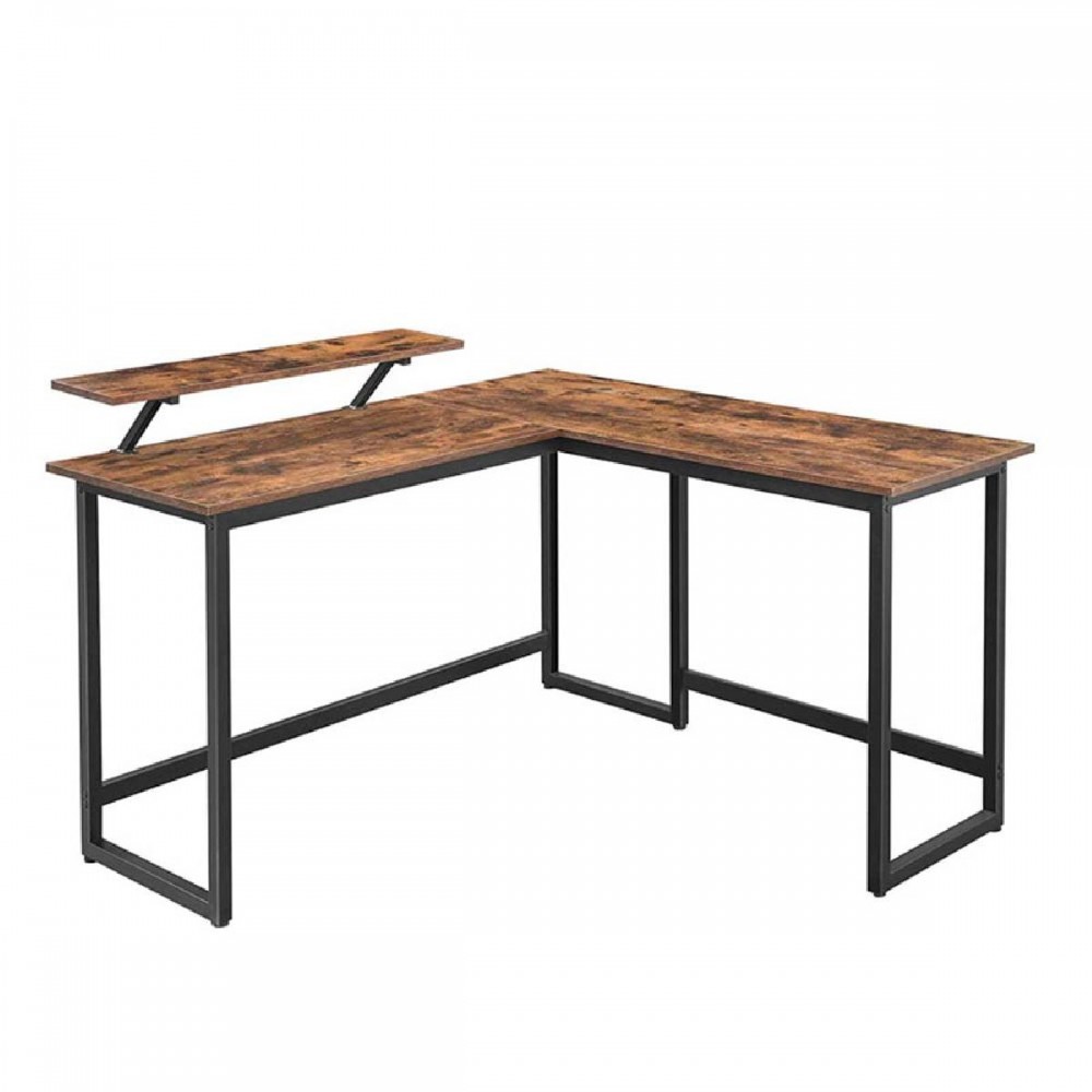 Γωνιακό Μεταλλικό Γραφείο 140 x 130 x 76 / 91.5 cm Χρώματος Σκούρο Καφέ (LWD56X) (VASLWD56X) Γωνιακό Μεταλλικό Γραφείο 140 x 130 x 76 / 91.5 cm Χρώματος Σκούρο Καφέ (LWD56X) (VASLWD56X)