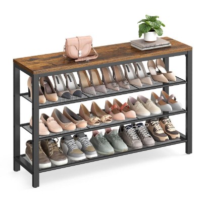 Vasagle Μεταλλική Παπουτσοθήκη με 3 Ράφια και Πάγκο 100 x 30 x 72 cm Καφέ Ρουστίκ (LBS14BX) (VASLBS14BX) Vasagle Μεταλλική Παπουτσοθήκη με 3 Ράφια και Πάγκο 100 x 30 x 72 cm Καφέ Ρουστίκ (LBS14BX) (VASLBS14BX)
