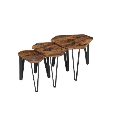 Vasagle Set of 3 Nesting Coffee Table (LNT14BX) (VASLNT14BX) Vasagle Set of 3 Nesting Coffee Table (LNT14BX) (VASLNT14BX)