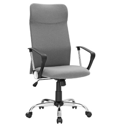 Songmics Εργονομική περιστρεφόμενη καρέκλα γραφείου 59 x 59 x 115-123 cm υφασμάτινη, γκρι (OBN034G01) (SNGOBN034G01) Songmics Εργονομική περιστρεφόμενη καρέκλα γραφείου 59 x 59 x 115-123 cm υφασμάτινη, γκρι (OBN034G01) (SNGOBN034G01)