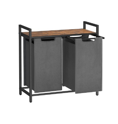 Vasagle 2 Compartment Laundry Basket 2x46Lt (BLH201G01) (VASBLH201G01) Vasagle 2 Compartment Laundry Basket 2x46Lt (BLH201G01) (VASBLH201G01)