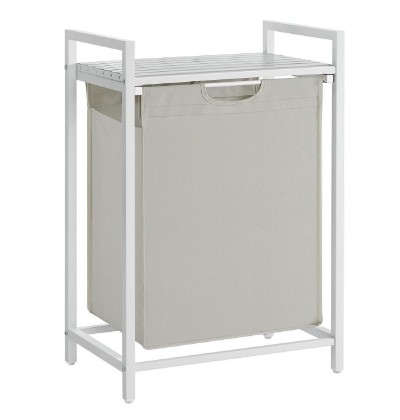 Vasagle Καλάθι Απλύτων Μεταλλικό 50x33x72cm Λευκό (BLH101W01) (VASBLH101W01) Vasagle Καλάθι Απλύτων Μεταλλικό 50x33x72cm Λευκό (BLH101W01) (VASBLH101W01)