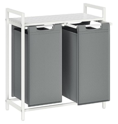 Vasagle Καλάθι Απλύτων Υφασμάτινο Λευκό (BLH201W11) (VASBLH201W11) Vasagle Καλάθι Απλύτων Υφασμάτινο Λευκό (BLH201W11) (VASBLH201W11)