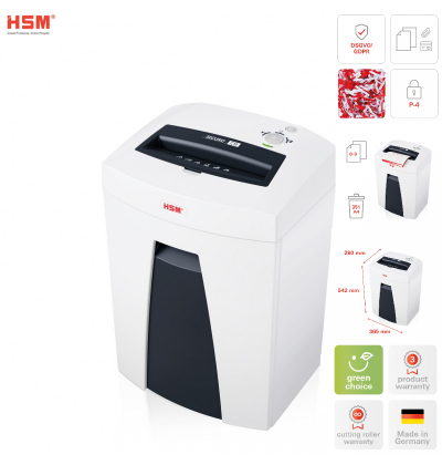 HSM Καταστροφέας Εγγράφων Cross cut 8 - 9 Φύλλων με Κάδο 25 l SECURIO C18 document shredder - P4