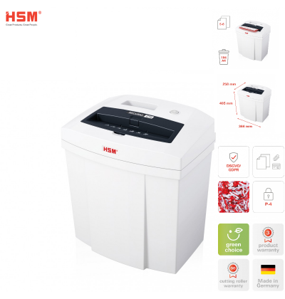HSM Καταστροφέας Εγγράφων Cross cut 5 - 6 Φύλλων με Κάδο 20 l SECURIO C14 document shredder - P4