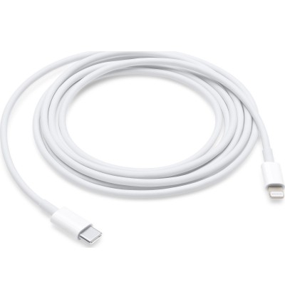 Apple Regular USB 2.0 Cable USB-C male - Lightning Λευκό 2m