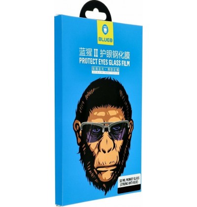 5D Mr. Monkey Strong Matte Full Glue Tempered Glass Black (iPhone 11 Pro Max)