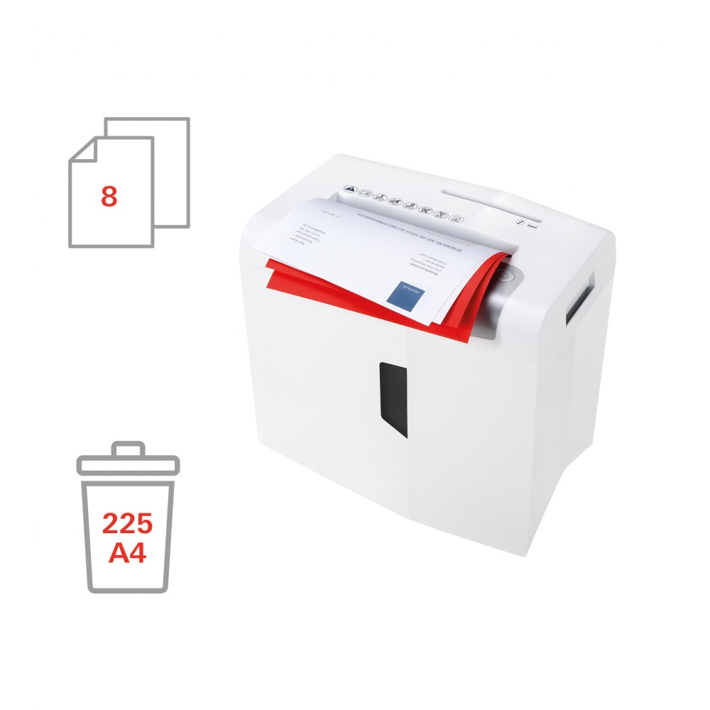 HSM Καταστροφέας Εγγράφων Cross cut 8 Φύλλων με Κάδο 18 l shredstar X8 document shredder - 4,5 x 30 mm HSM Καταστροφέας Εγγράφων Cross cut 8 Φύλλων με Κάδο 18 l shredstar X8 document shredder - 4,5 x 30 mm