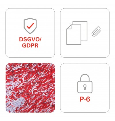 HSM Καταστροφέας Εγγράφων Cross cut 6 Φύλλων με Κάδο 82 l SECURIO AF500 document shredder with automatic paper feed - P6 HSM Καταστροφέας Εγγράφων Cross cut 6 Φύλλων με Κάδο 82 l SECURIO AF500 document shredder with automatic paper feed - P6