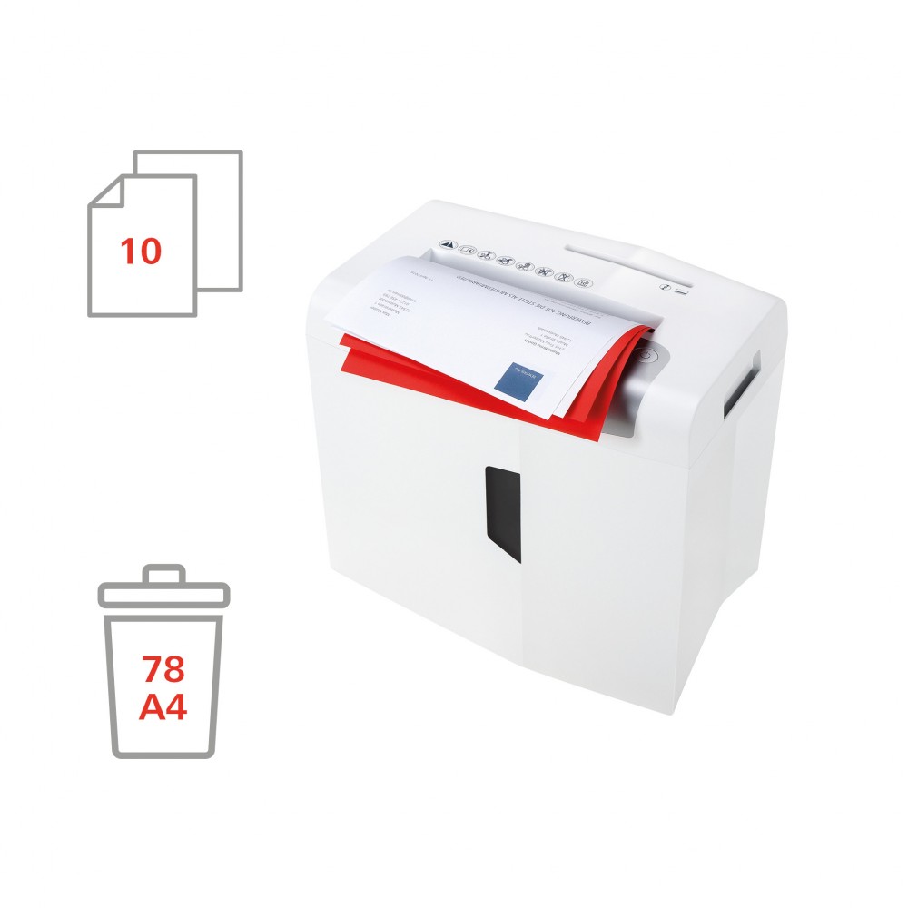 HSM Καταστροφέας Εγγράφων Strip cut 10 Φύλλων με Κάδο 18 l shredstar S10 document shredder - 6,0 mm HSM Καταστροφέας Εγγράφων Strip cut 10 Φύλλων με Κάδο 18 l shredstar S10 document shredder - 6,0 mm