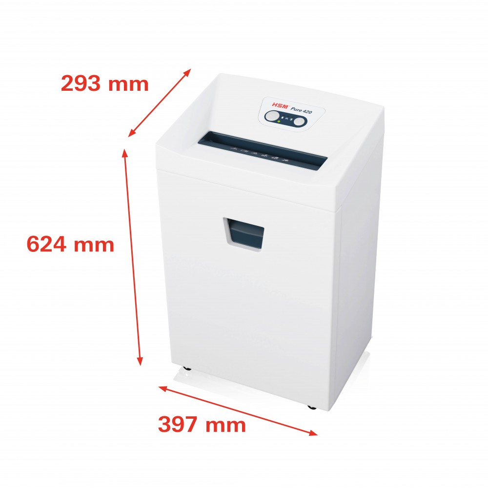 HSM Καταστροφέας Εγγράφων Cross cut 9 - 11 Φύλλων με Κάδο 35 l Pure 420 document shredder - 1,9 x 15 mm HSM Καταστροφέας Εγγράφων Cross cut 9 - 11 Φύλλων με Κάδο 35 l Pure 420 document shredder - 1,9 x 15 mm
