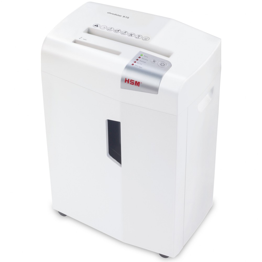 HSM Καταστροφέας Εγγράφων Cross cut 15 Φύλλων με Κάδο 26 l shredstar X15 document shredder - 4 x 37 mm