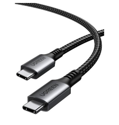 Charging Cable UGREEN 60W US567 TYPE-C/TYPE-C Black 1m 15373 Charging Cable UGREEN 60W US567 TYPE-C/TYPE-C Black 1m 15373