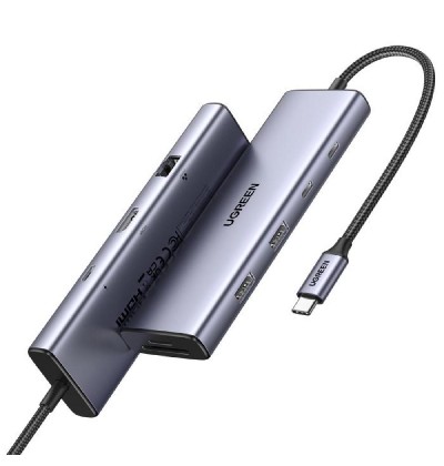 Multi Function Type-C Converter 9 in 1 UGREEN CM498 15375 Multi Function Type-C Converter 9 in 1 UGREEN CM498 15375